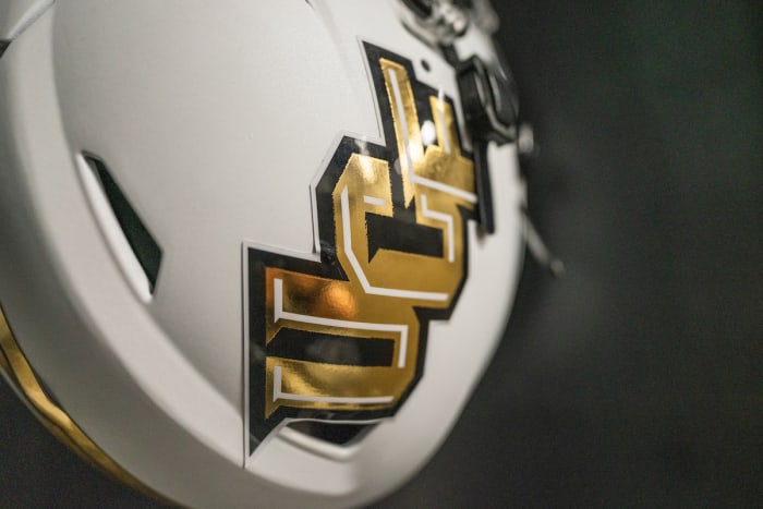 Few college football programs provide helmets with as much pizazz as UCF.